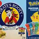 Pirate's Booty Pokémon Multipack, Aged White Cheddar Cheese Puffs, Gluten-Free, Kids Snacks, 0.5oz (18ct)