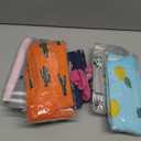 6 Pack Copper Compression Socks for Women and Men Circulation-Best Support for Medical, Running,Nursing,Athletic (Small-Medium, C-grey+pink+navy Blue+blue+grey+orange)