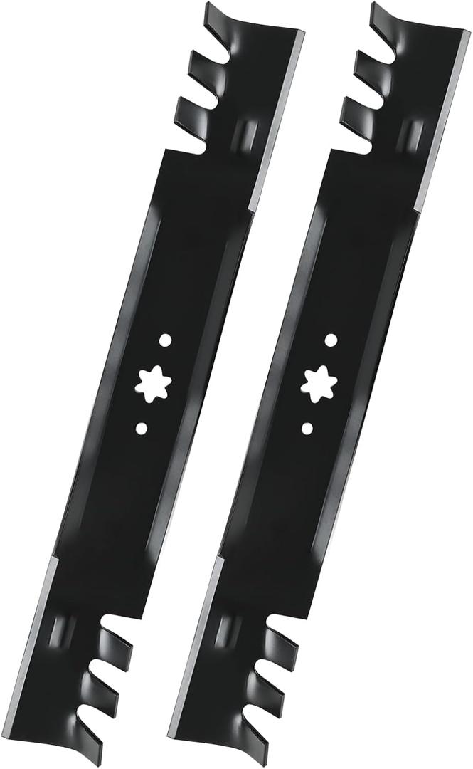 942-0616 Mower Blade Fits for Cub-Cad et 42" Deck XT1-LT42, XT2-LX42, 942-04308-X Mulching Blades Compatible with Super Bronco 42 Hydro, TB42, Craftsman T1000, T1200, Replace 942-04126-X