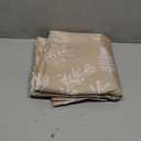 MUXHOMO Duvet Cover Queen Size, Reversible Floral Taupe Duvet Cover Set with Zipper Closure, 3 Pieces Botanical Patterns Soft Microfiber Bedding Set with 4 Ties (90"x90", 2 Pillow Cases) (01 - Taupe Leaves (No Comforter))