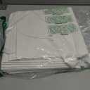 BoShahai 10 PCS Gift Boxes with Lids, 10.6x7.8x3.1 Inch Kraft Paper Gift Box, White with Ribbon, Bridesmaid Proposal Box for Wedding, Packaging, Present, Birthday, Cupcake