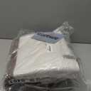 Large Woven Laundry Basket Hamper,100L Cotton Rope Storage Bin for Blankets,Toys and Clothes,Decorative Tall Nursery Hamper for Living Room,Baby Nursery,Bathroom and Bedroom,White and Brown