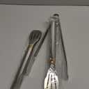 Serving Tongs Kitchen Tongs,Buffet Tongs, Stainless Steel Food Tong Serving Tong,small tongs 6 Pack (12 Inch)
