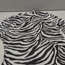 WDIRARA Women's Plus Size Floral Print Sheer Mesh Top Round Neck Long Sleeve Blouse, XXL