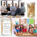 Yeaqee 36 Sets Employee Appreciation Gift Bulk Thank You Inspirational Bamboo Pen with Card Graduation Appreciation Gift for Teacher Student Nurse Coworker Staff Office Team (Being Awesome)