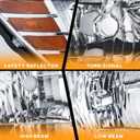 WEELMOTO for 2009-2020 DODGE JOURNEY Headlights Assembly Replacement for 09 10 11 12 13 14 15 16 17 18 19 20 DODGE JOURNEY Headlight Assembly Driver Side Left