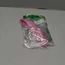 Tactical Dog Collar Military Adjustable Dog Collars Soft Nylon Training Collar with Patch Heavy Duty Metal Buckle Collars for Large Dogs (Pink, L)