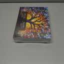 Stained Glass Puzzles for Adults 1000 Pieces - Mosaic Tree of Life Jigsaw Puzzles with Puzzle Glue, Colorful Difficult Jigsaw Puzzles, Challenging and Fun Hard Puzzle for Adults