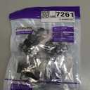 VCE CAT6 RJ45 Keystone Couplers (UL Listed), 25-Pack Ethernet Keystone Jack Female to Female UTP for Cat6/Cat5e/Cat5 Network Cable, Black