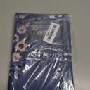 Classic Faux Leather Journal Be Still & Know Psalm 46:10 Blue Floral Embroidered Inspirational Notebook, Lined Pages w/Scripture, Ribbon Marker, Zipper Closure