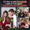 Digital pH Meter High Accuracy UL-Certified Water Tester with 6 Packs Calibration Powders Color LCD Backlit Display with pH Test Strip for Pools Hydroponics Aquariums Hot Tubs Drinking Water