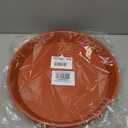 4 Pack of 18 19 inch Plant Saucer, Deep Heavy Duty Plastic Saucer 18" Round, Plant Tray for Pots, Plant Saucers for Indoors, Plant Trays for Planter 17-20" (19 inch, Terracotta)
