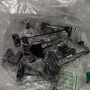 Coloch 18 Pcs Metal Earring Holder, Black T Bar Earring Display with 3 Heights Hoop Earring Display Stand with Acrylic Base Earring Showroom and Tradeshow Showcase Displays for Selling, Shows