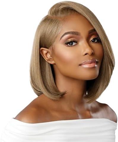 Sensationnel Bare Lace 13X6 Wigs - Unit 3 Lacefrontal Glueless Synthetic 180 Degree Preplucked Hairline (1B OFFBLACK)