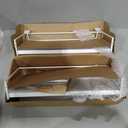 Forbena Bathroom Shelves for Wall Set of 2, White Nursery Floating Book Shelves for Kids Room, Small Wall Mount Bookshelf and Toy Storage Organizer for Baby Toddlers Teens Boys Girls Bedroom