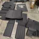 Floor Mats for 2025 2026 Kia Carnival MPV Hybrid 8 Seats (Not for Fuel) Trunk Mat with Backrest Mat All Weather TPE Rubber Floor Liner Set Cargo Liner for 2025 Kia Carnival MPV Hybrid Accessories