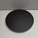 Lazy Susan for Table, 12 Inch Non-Skid Bamboo Turntable Organizer for Salt Pepper Spices and Olive Oil Next to Stove, Wooden Rotating Tray for Kitchen Countertop Organizer Black