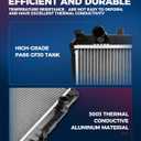 KAX CU13398 Engine Cooling Radiator, Compatible with 2015 Escalade, Escalade ESV, Tahoe, Suburban, Yukon, Yukon XL, 2014-2015 Silverado/Sierra 1500 5.3/6.2L, (w/o Max Trailer Package)
