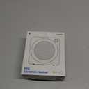 Gaiatop Mini Space Heater, Lightweight PTC Ceramic Fast Heating 500W Energy Efficient for Indoor Use, Overheating & 45 Tip-Over Protection, Portable Desk Electric Heaters for Office Home Black