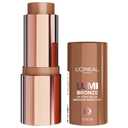 L'Oreal Paris Lumi Bronze Le Stick Soleil Bronzer Stick, Cream-To-Powder Bronzer For A Sunkissed Face Makeup Glow, 110 Toasted Sunlight