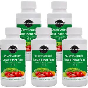 AeroGarden Liquid Plant Food, 3 oz. (5-Pack)