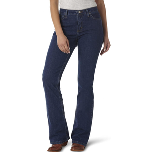 Wrangler Women's Cash Mid Rise Vented Hem Ultimate Riding Jean,12