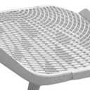Cat Litter Box Ramp Mat with Filter Function, Cat Step Pedal Stool for Self-Cleaning Litter Box, Easy to Clean, Ideal for Kitten & Elderly Cats (White)