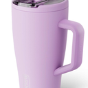 Era Flip 30oz Tumbler with 100% Leakproof Covered Straw Lid | Hygienic Covered Straw | Insulated Stainless Steel Water Bottle with Handle | Cup Holder Friendly | BPA-Free (Lavender)