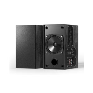 Elimavi 30W X 2 Powered Bookshelf Speakers - 3.5-RCA Input for Turntable, TV, PC, Record Player Speakers with 4 Inch Woofer & Wall Mounted