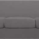 Easy-Going 4 Pieces Oversized Stretch Soft Couch Cover for Dogs - Washable Sofa Slipcover for 3 Separate Cushion Couch - Elastic Furniture Protector for Pets, Kids Light Gray (X-Large)