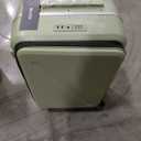 MILADA Wide Handle Carry On Luggage with Front Pocket Hardshell 20 Inch Front Opening Luggage with Spinner Wheels TSA Lock Aluminum Suitcase Airline Approved Carry-On Travel Luggage, Bamboo Green