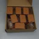 28Pcs Chair Leg Floor Protectors Rectangle for Hardwood Floors Silicone Caps Covers Felt Furniture Pads Clear Chair Sliders, Protect The Floor from Scratches(Fit:L 2"2.5",W 1"1.5")