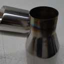 LCGP 2.5" inlet Universal Diesel Exhaust Tip 4" Outlet 09" Long Tail Tip, Polished & Double Wall Angle Cut, 304 Stainless Steel, 2-Pack (2.5x4"x9"-2PCS)