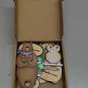 Geetery 12 Pcs Woodland Animals Wooden Animal Cutout Shapes Forest Painted Woodland Baby Shower Decorations Wild Creatures Wood Table Centerpieces for Forest Camp Party Supplies (Cute)