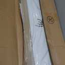 24" Floating Shelves for Wall, Wall Mounted Wood Shelves for Bathroom, Bedroom, Living Room, Kitchen, Hanging Shelf with Invisible Brackets for Storage,Books,Home Decor (White,Set of 2)