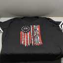 American Flag Heart Shirts for Women 4th of July T-Shirt Graphic Patriot Tee USA Flag Shirt Tops, Size 5XL, Black