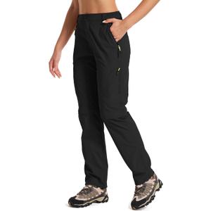 Women's Hiking Pants Convertible Quick Dry Stretch Lightweight Zip-Off Outdoor Fishing Travel Safari Pants, Size: 6