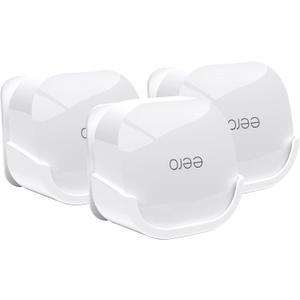 3Pack Wall Mount Holder for eero 6 Plus 6+ and eero 6 Router Mesh Wi-Fi System,Wall Mount Stand Bracket for eero 6 Plus and eero 6 tri-Band Mesh,Wall Bracket for eero 6+ Extender Router Wire Organizer
