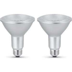 Feit Electric LED PAR30L Bulbs, 75W Equivalent, Dimmable, 5000K Daylight, 750 Lumens, 22 Year Lifetime, E26 Base, PAR30 Flood Lights, Spotlight Bulb,Weatherproof, 2 Pack, PAR30LDM/950CA/2 (Product Specific)