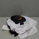 JOYIN 23.6'' 3PCS Halloween Hanging Ghosts Decorations Outdoor, Blue Hanging Light Up Ghost Decor with Witch Hat & Timer, Halloween Decorations for Yard Patio Tree Garden Outside Haunted House Party