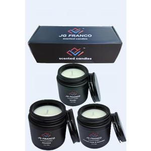 2 x 3 Pack Candles for Home Scented, Gift Sets Women, Bulk Gift for Women, Birthday Gifts for Girl, Luxury Candles Present Man, Gifts Under 25, Odor Eliminating, Small Box for Woman, Stress Relief, Aroma