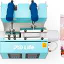 PYD Life 2 in 1 Dual 40 OZ Tumbler Heat Press Machine Double Station Combo Mug Heat Press Machine Mint Green for 40 OZ Tumbler Top and Tapered Bottom Full Wrap Sublimation Printing