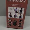 Momcozy Baby Carrier - Ergonomic, Cozy and Lightweight Carrier for 7-45lbs, Effortless to Put On, Ideal for Hands-Free Parenting, Enhanced Lumbar Support, Purehug for Infant to Toddler, Black