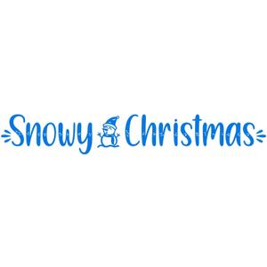 Children Snowy Christmas Vibrant Quote Wall Decal Decoration Cute Snowman Figure Silhouette Christmas Wall Decor Holiday Gift Lasts Years and Easily Removable - Size: 20 in(W) x 6 in(H)