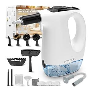 TICYACK Handheld Steam Cleaner, 15S Rapid Heating, 3 Adjustable Modes, 14 Cleaning Kits, Steam Cleaner for Home, Kitchen, Bathroom, Car(White)