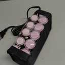 Remington Compact Ceramic Dual Voltage Hot Rollers for Long and Short Hair, Hair Setters, Hair Curlers, 1-1 " Purple/Black, 10 Piece Set