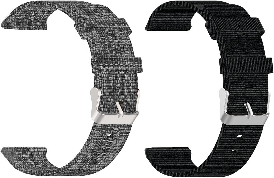 Lamshaw Compatible with Bark Watch Bands, Breathable Nylon Woven Fabric Replacement Accessory Strap Compatible with Bark Watch 1.5 Inches