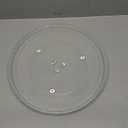 13.5" Microwave Glass Turntable Plate Compatible with 5304509621 Frigidaire microwave plate WB39X10032 GE microwave plate replacement JVM3106 WB49X10002 13 1/2" Samsung Microwave Plate DE74-20016A (13.5" Big Coupler Hole)