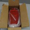 Teenyyou 7.09" X 4.72" Small Raffle Drum Upgraded Ticket Spinner Holds 600 Tickets Raffle Wheel Spinner with Stand Drum Cage for Games Events (Red)