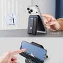 ESR Geo for Magsafe Wallet with Full Find My Functionality,5 Card Holder Stand Grip for Phone Case, RFID Blocking, Magnetic Wallet for iPhone 17e/17/16/15/14/13/12 Series, with Adjustable Stand, Black